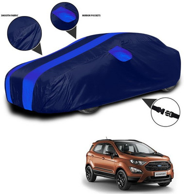 ANTHUB Car Cover For Ford Ecosport (With Mirror Pockets)(Blue)