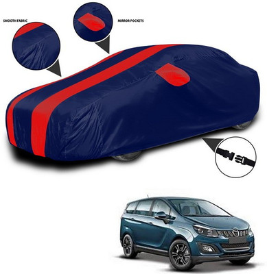 ANTHUB Car Cover For Mahindra Marazzo (With Mirror Pockets)(Red)