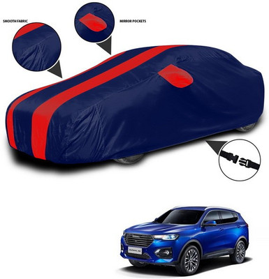 SEBONGO Car Cover For Haval H6 (With Mirror Pockets)(Red, Blue)