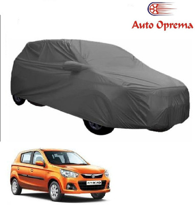 Auto Oprema Car Cover For Maruti Suzuki Alto K10 (With Mirror Pockets)(Grey)