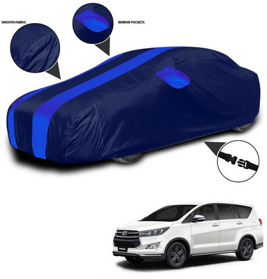 ANTHUB Car Cover For Toyota Innova (With Mirror Pockets)(Blue)