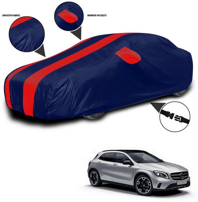 ANTHUB Car Cover For Mercedes Benz GL-Class (With Mirror Pockets)(Red, Blue)