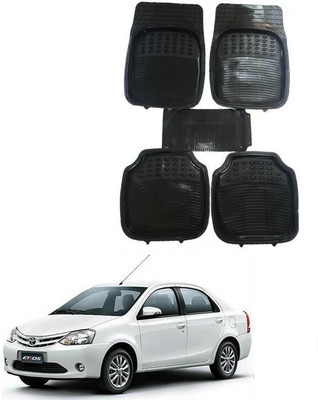 arneja trading company Rubber, PVC Standard Mat For  Toyota Etios(Black)