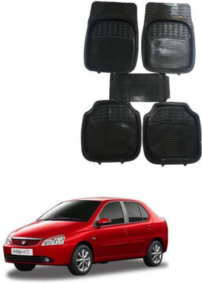arneja trading company Rubber, PVC Standard Mat For  Tata Indigo eCS(Black)