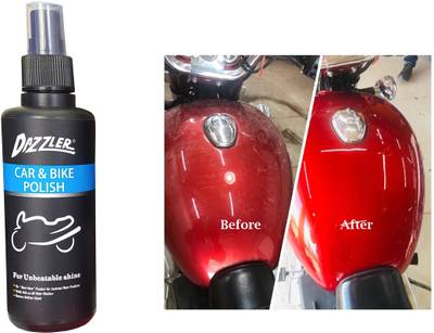 Dazzler Liquid Car Polish for Dashboard, Metal Parts, Chrome Accent, Exterior  (200 ml, Pack of 1)