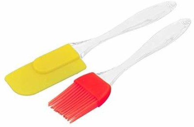 Stager Silicone Oil and Spatula Pastry Brush-Set Of 1, Size: Medium (19Cm X 4Cm) Plastic Flat Pastry Brush(Pack of 1)