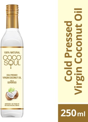 Coco Soul Cold Pressed Natural Virgin Coconut Oil Plastic Bottle(250 ml)