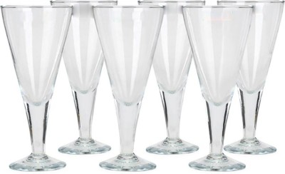 Somil (Pack of 6) Multipurpose Drinking Glass -B209 Glass Set Wine Glass(150 ml, Glass, Clear)