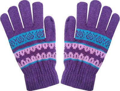 Oasis One Stop Solutions Striped Winter Men & Women Gloves