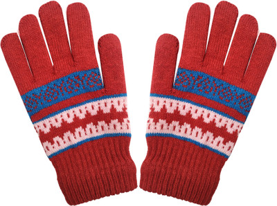 Oasis One Stop Solutions Striped Winter Men & Women Gloves