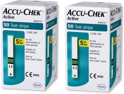 Accu-Chek Active 50 Test Strips (Pack Of 2)
