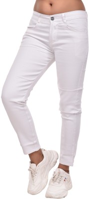 DUNDUBHI Slim Women White Jeans