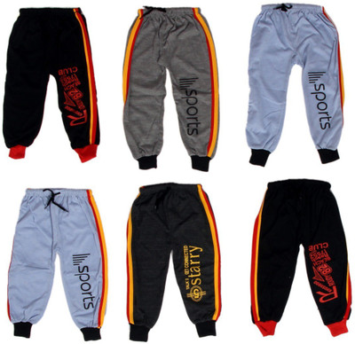 DIAMOND EXPORTER Track Pant For Boys(Multicolor, Pack of 6)