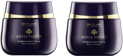 Oriflame Royal Velvet Firming Day Cream SPF 15 50 ml With Repairing Night Cream,50ml - Pack of 2(100 ml)