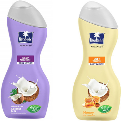 Parachute Advanced Body Lotion Deep Nourish & Soft Touch,Honey (250ml 2pc)(500 ml)