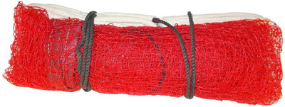 ProZone Sporting Red 1.5 mm Badminton Nylon Net Badminton Net(Red)