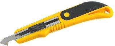 Sabahz Trading Acrylic Plastic Fiber Sheets Cutter Hook Knife with 2 Extra Blade Plastic Grip Hand-held Paper Cutter(Set Of 1, Multicolor)