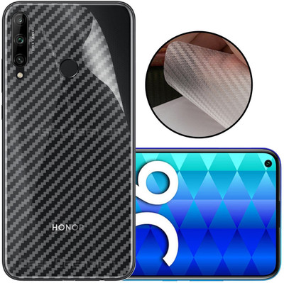 CASE CREATION Huawei Honor 9C Mobile Skin(3D Carbon Fibre Transparent Back Skin Matte Finish)