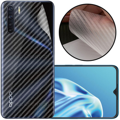 CASE CREATION Oppo A91 Mobile Skin(3D Carbon Fibre Transparent Back Skin Matte Finish)