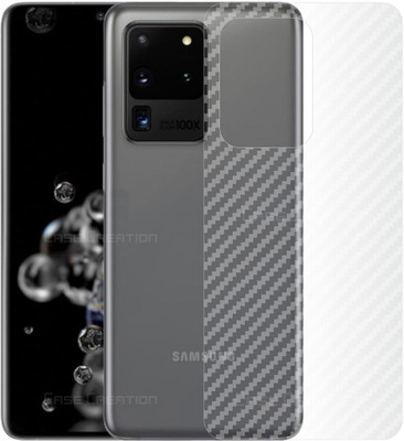CASE CREATION Samsung S11+ Mobile Skin(3D Carbon Fibre Transparent Back Skin Matte Finish)
