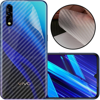 CASE CREATION Vivo Z1x Mobile Skin(3D Carbon Fibre Transparent Back Skin Matte Finish)