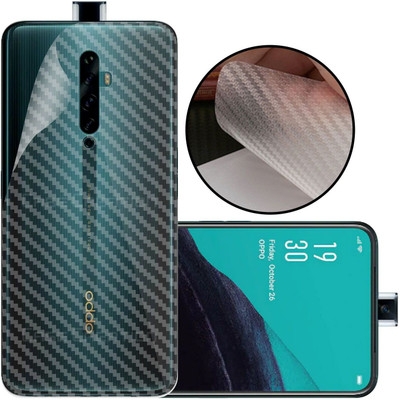 CASE CREATION Oppo Reno2 F Mobile Skin(3D Carbon Fibre Transparent Back Skin Matte Finish)