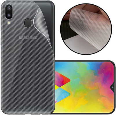 CASE CREATION Samsung Galaxy M10s (2019) Mobile Skin(3D Carbon Fibre Transparent Back Skin Matte Finish)