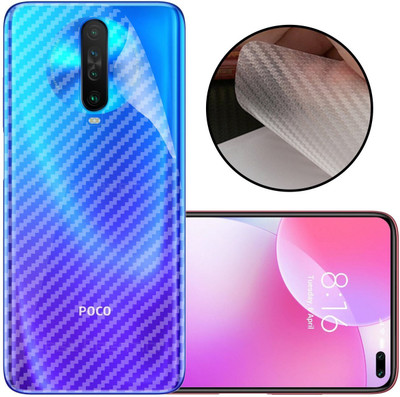 CASE CREATION Xiaomi Redmi K30 Mobile Skin(3D Carbon Fibre Transparent Back Skin Matte Finish)