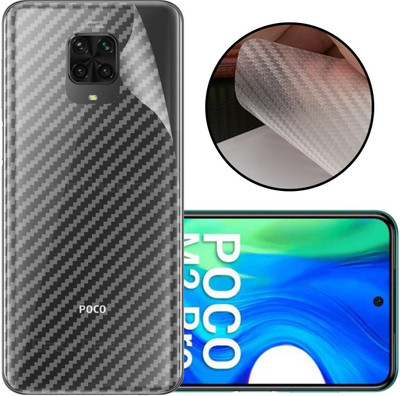 CASE CREATION Xiaomi Poco M2 Pro Mobile Skin(3D Carbon Fibre Transparent Back Skin Matte Finish)