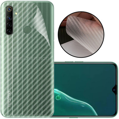 CASE CREATION Realme Narzo 10 Mobile Skin(3D Carbon Fibre Transparent Back Skin Matte Finish)