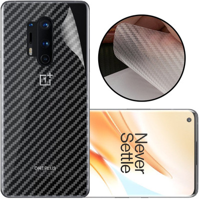 CASE CREATION OnePlus 8 Pro Mobile Skin(3D Carbon Fibre Transparent Back Skin Matte Finish)