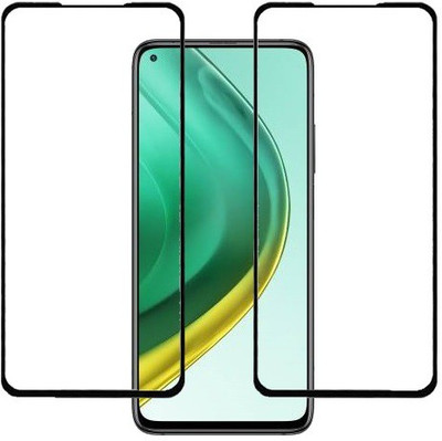 HOBBYTRONICS Edge To Edge Tempered Glass for Xiaomi Mi 10T, 10T Pro(Pack of 2)