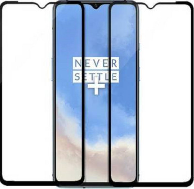 Shoppitzzo Edge To Edge Tempered Glass for Oneplus 7T(Pack of 2)