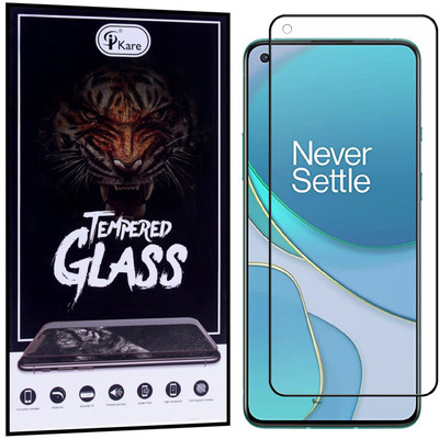 iKare Edge To Edge Tempered Glass for Oneplus 8T(Pack of 1)