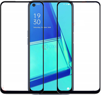 Shoppitzzo Edge To Edge Tempered Glass for Oppo A52, Oppo A72, Oppo A92(Pack of 2)