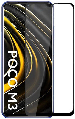 Caseline Edge To Edge Tempered Glass for POCO M3(Pack of 1)
