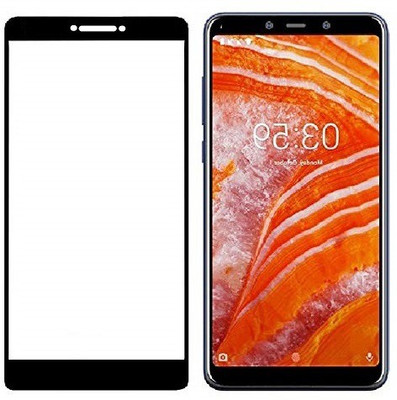 Bodoma Edge To Edge Tempered Glass for Nokia C3(Pack of 1)
