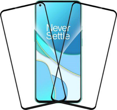 Shoppitzzo Edge To Edge Tempered Glass for OnePlus 8T/OnePlus 9R/OnePlus 9/Mi 11 Lite NE(5G)/Mi 11 Lite(Pack of 2)