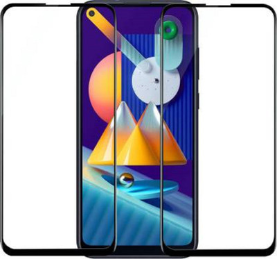 Shoppitzzo Edge To Edge Tempered Glass for SAMSUNG Galaxy M11, SAMSUNG Galaxy A11/Edge to Edge Temepered Glass/11D/9H(Pack of 2)