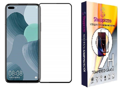Shoppitzzo Edge To Edge Tempered Glass for Huawei Nova 6(Pack of 2)