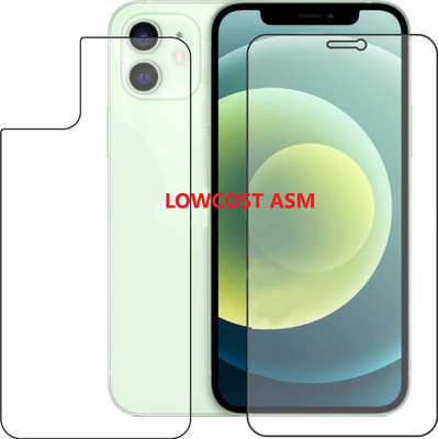 LOWCOST ASM Front and Back Screen Guard for APPLE IPHONE 12(Pack of 1)