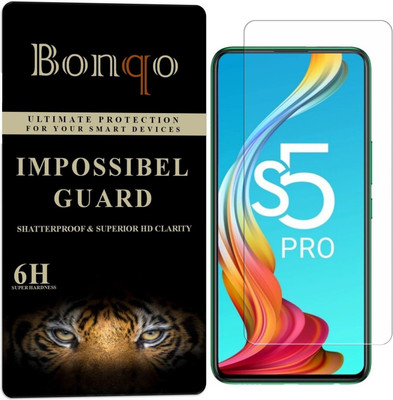Bonqo Impossible Screen Guard for Infinix S5 Pro(Pack of 1)