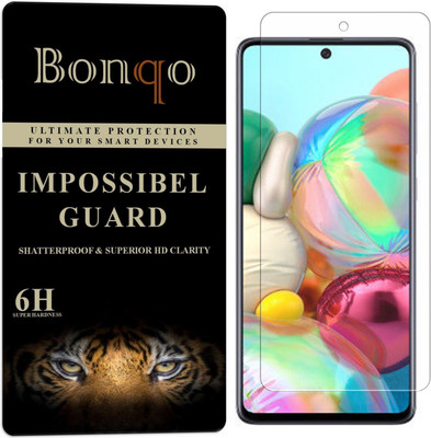 Bonqo Impossible Screen Guard for Samsung Galaxy A71(Pack of 1)