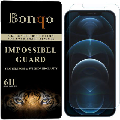 Bonqo Impossible Screen Guard for Apple iPhone 12 Pro Max(Pack of 1)