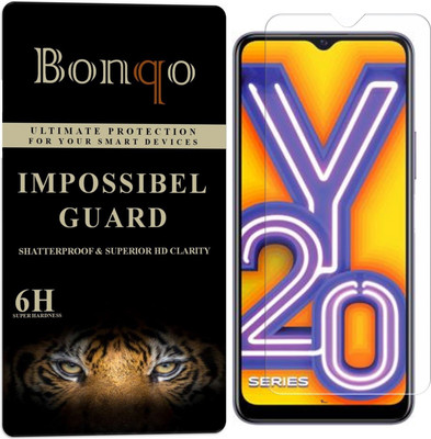 Bonqo Impossible Screen Guard for Vivo Y20i(Pack of 1)