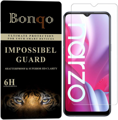 Bonqo Impossible Screen Guard for Realme Narzo 20A(Pack of 1)