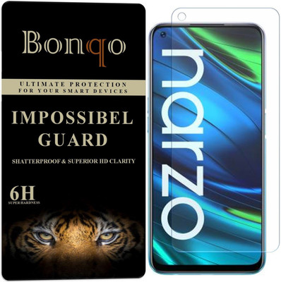 Bonqo Impossible Screen Guard for Realme Narzo 20 Pro(Pack of 1)