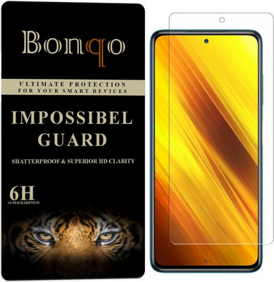 Bonqo Impossible Screen Guard for Poco X3(Pack of 1)