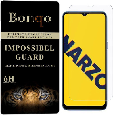 Bonqo Impossible Screen Guard for Realme Narzo 10A(Pack of 1)