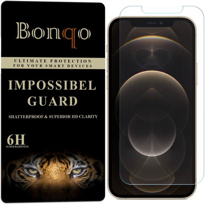 Bonqo Impossible Screen Guard for Apple iPhone 12 Pro(Pack of 1)